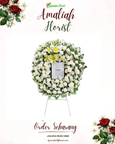 Krans Bunga Duka Cita di Tambelang